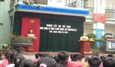 Trường Tiểu học Đức Giang với các hoạt động Chào mừng ngày thành lập Quân đội nhân dân Việt Nam
